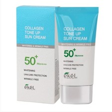 EKEL Collagen Tone Up Sun Cream 70ml SPF50 PA   Sunscreen Korean Cosmetics