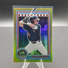 2025 Panini Stars & Stripes Alex Harrington Gold Holo /10 USA Rookie