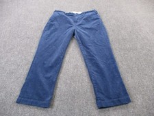 Polo Ralph Lauren Pants Mens 40 X 30 Blue Corduroy Stretch Classic Fit Straight