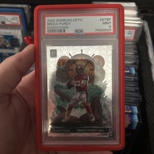 2022 Donruss Optic Brock Purdy Rookie Downtown PSA 9