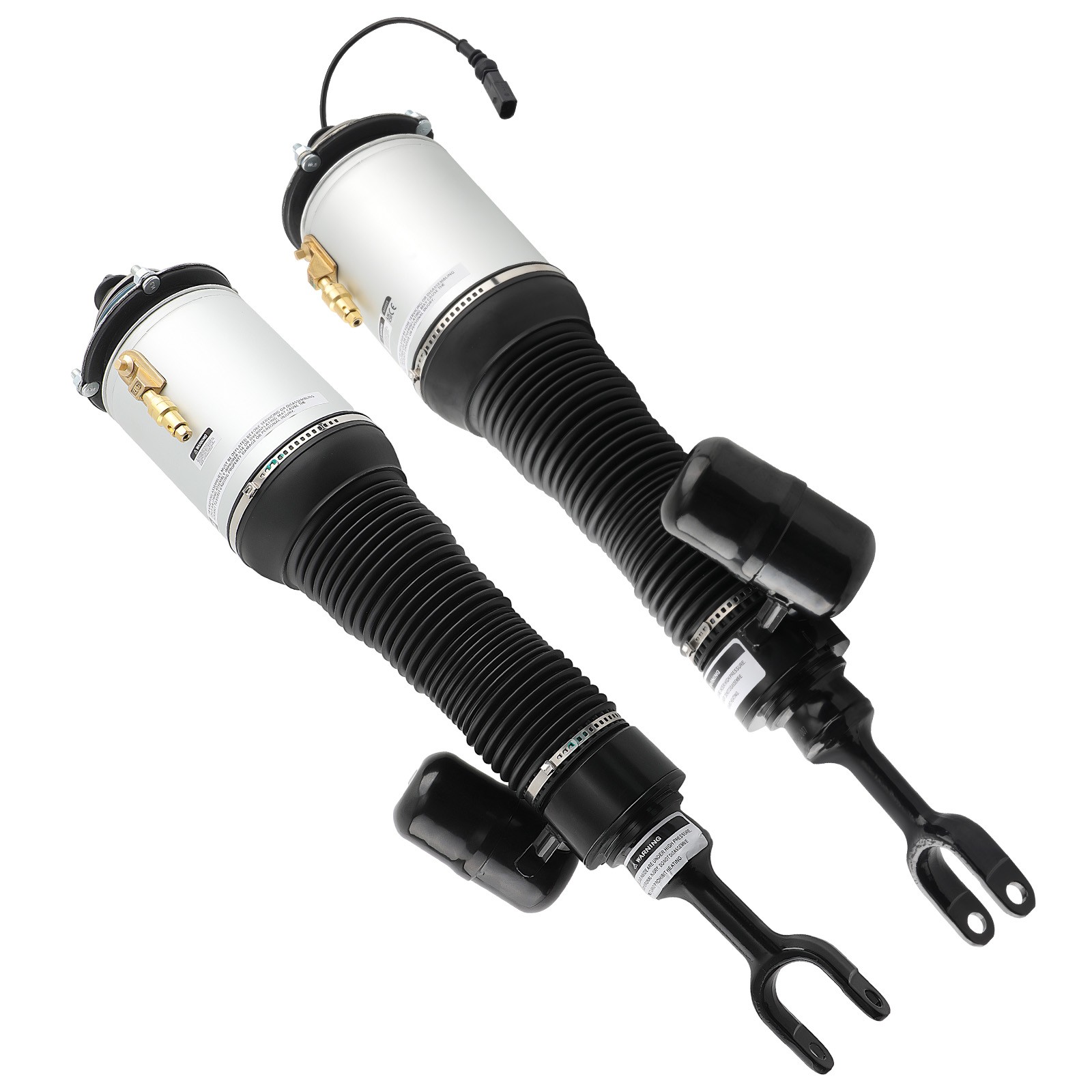 2x Front Air Suspension Shock Struts For Bentley Continental GT Flying Spur
