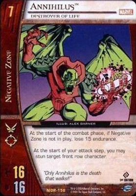 Annihilus, Destroyer of Life - Unlimited - FOIL - Marvel Origins - FOIL - Vs