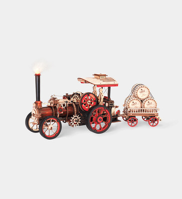ROKR Dampfmaschine mechanisches 3D Holzpuzzle LKA01