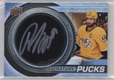 2023-24 Upper Deck Trilogy 2022-23 Update Signature Pucks Roman Josi Auto s0w