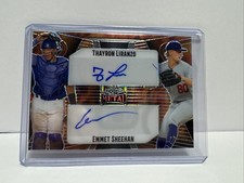 2023 Leaf Metal Emmet Sheehan, Thayron Liranzo Los Angeles Dodgers Dual Auto /10