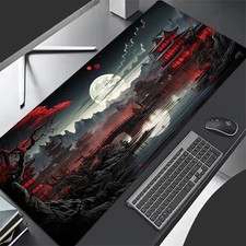 Alfombrilla de ratón Starry Sky Moon XXL alfombrilla de escritorio grande antideslizante para teclado para juegos