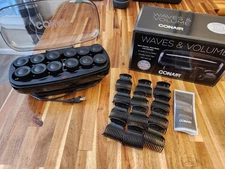 Conair Waves and Volume Hot Roller Hair Set With 12 Jumbo Rollers