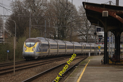 Photo SNCB Belgian Railway 6x4 Eurostar 4010 passes Schaarbeek c2023 2