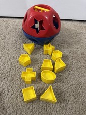 Vintage Tupperware SHAPE-O-BALL Classic Tupper Toys Shape Sorter Complete