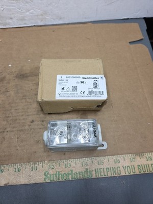 Wty: 1  NEW  Weidmuller combiner terminal Block WPD111 1X95/4X35 GY 2603790000