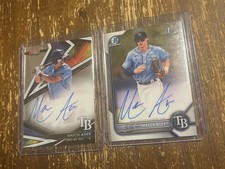 2022 Bowman Chrome 1st Mason Auer Auto Card #CPA-MA TB Rays Bowman’s Best