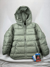 Columbia Youth Pike Lake II Hooded Jacket Green Medium 10/12 NWT 90 MSRP