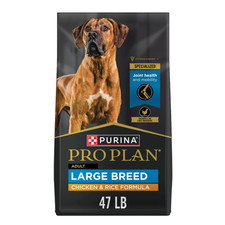 Purina® Pro Plan Large Breed Adult Dry Dog Food - Chicken & Rice, 47lb 1.28 per pound