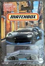 Matchbox European Streets 2018 Bugatti Divo #23/24