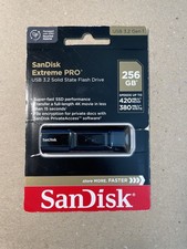 *Brand New* Sandisk 256GB Extreme PRO USB 3.2 Solid State Flash Drive