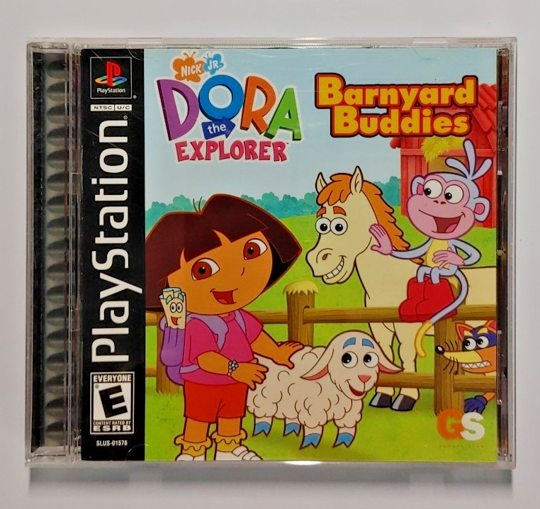 Dora the Explorer: Barnyard Buddies (Sony PlayStation 1, 2003) PS1