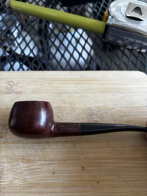 Ehrlich Select Imported Briar Billiard Tobacco Smoking Pipe