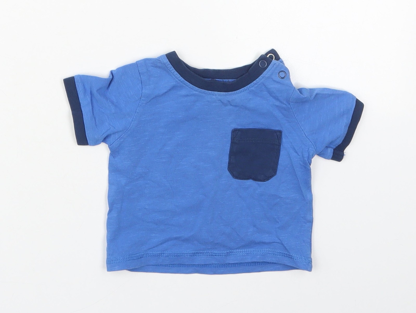 Camiseta básica azul TU talla 0-3 meses Reino Unido para niños