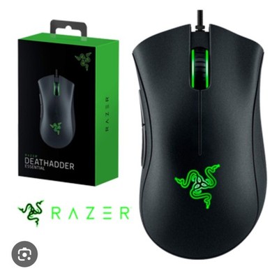 Razer DeathAdder Essential Wired Optical Gaming Mouse - Classic Black...