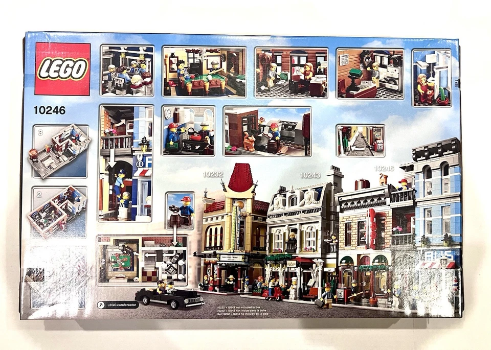 LEGO CREATOR: Oficina de Detectives (10246) Nuevo NISB Edificio Modular Raro Foto 3 de 4