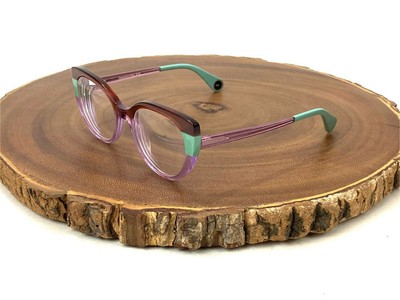 WOOW Eyeglasses Shine On 1 COL 8603 Green Brown Pink 50 19 140mm Made in Denmark