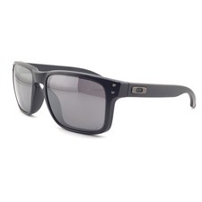 Oakley Holbrook 9102-D655 Matte Black Frames Gray Mirror Lens Sunglasses