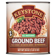 Keystone All natural Ground Beef 28 oz Can, Free Shipping