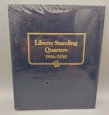 Whitman Classic Liberty Standing Quarters 1916-1930 Coin ALBUM #9121 Sealed Rare