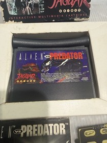 Alien vs Predator Atari Jaguar Complete in Box Includes Manual & All 3 Overlays