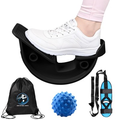 Calf Stretcher and Foot Rocker for Plantar Fasciitis, Foot and Calf Stretcher...