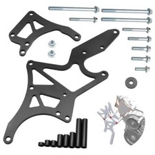 Anodized Steel Black Coated LS Engine Relocation Bracket Kit