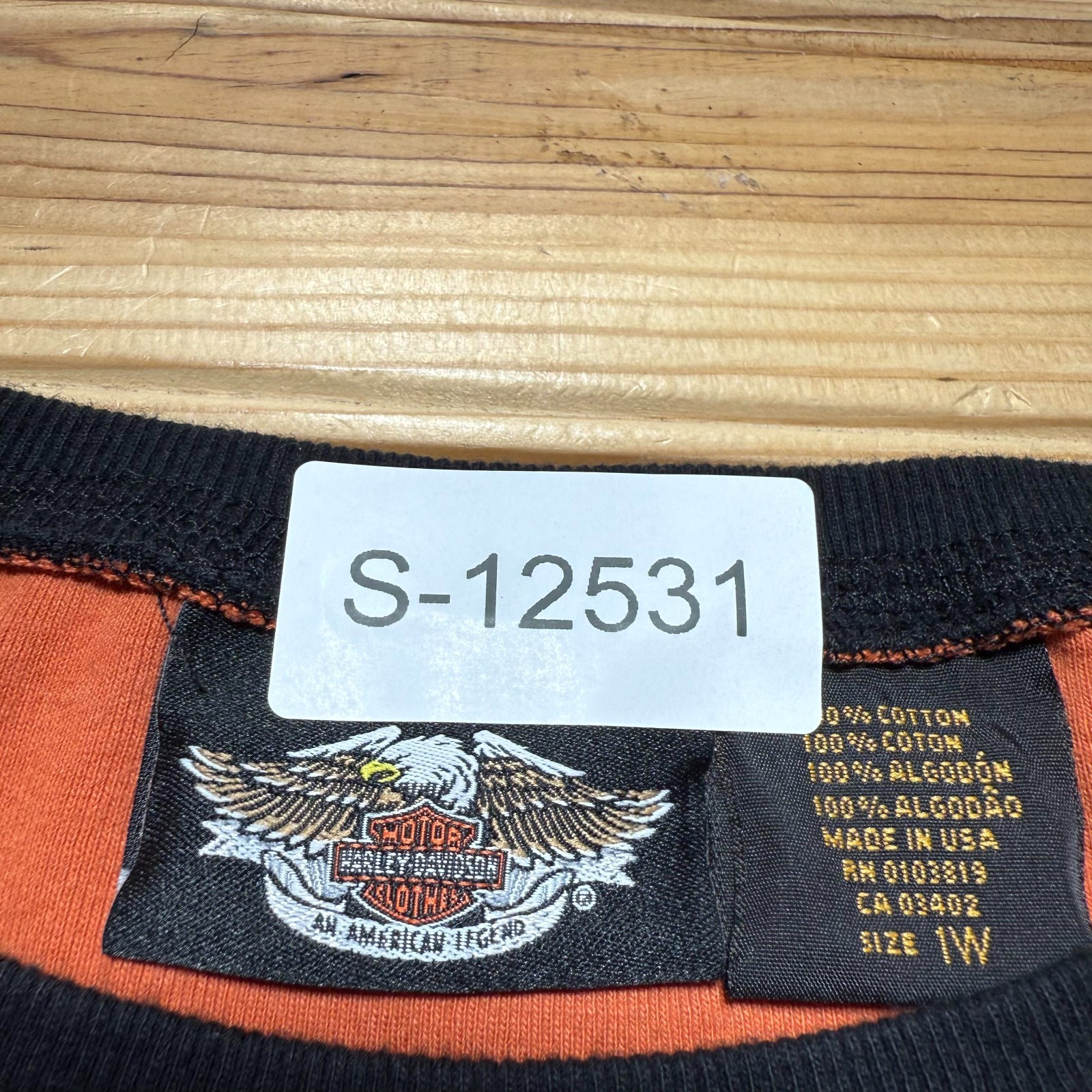 Harley-Davidson Script Logo Patch Raglan Sleeve B… - image 11