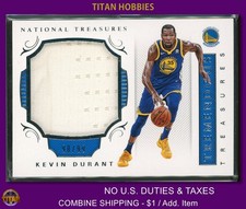 2017 Panini National Treasures Tremendous JERSEY #4 Kevin Durant JERSEY /99