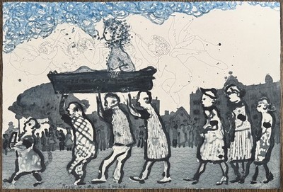 Dasha Shishkin, Please be sorry when I am..., Farbradierung, 2005, handsigniert
