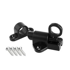 Black Aluminium Alloy Spring Door Lock with Automatic Locking Mechanism E