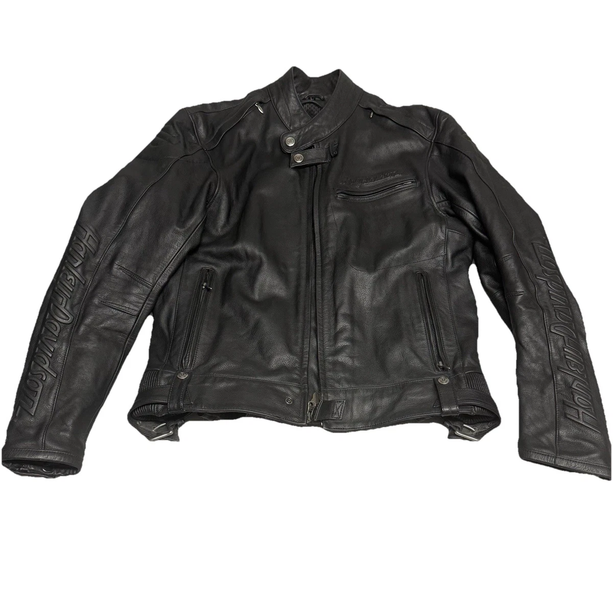 Harley Davidson Leather Jacket Embossed for sale | eBay