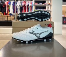 Botines de fútbol Mizuno Morelia Neo IV Beta Elite AG blanco negro dorado P1GA254309