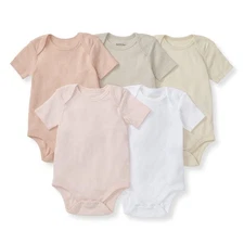 Burt's Bees Baby Organic Cotton Bodysuits - Baby Boy & Girl Short and Long Sleev