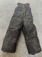 Spyder kids size 5 insulated bib snow pants ski snowboard warm black C9