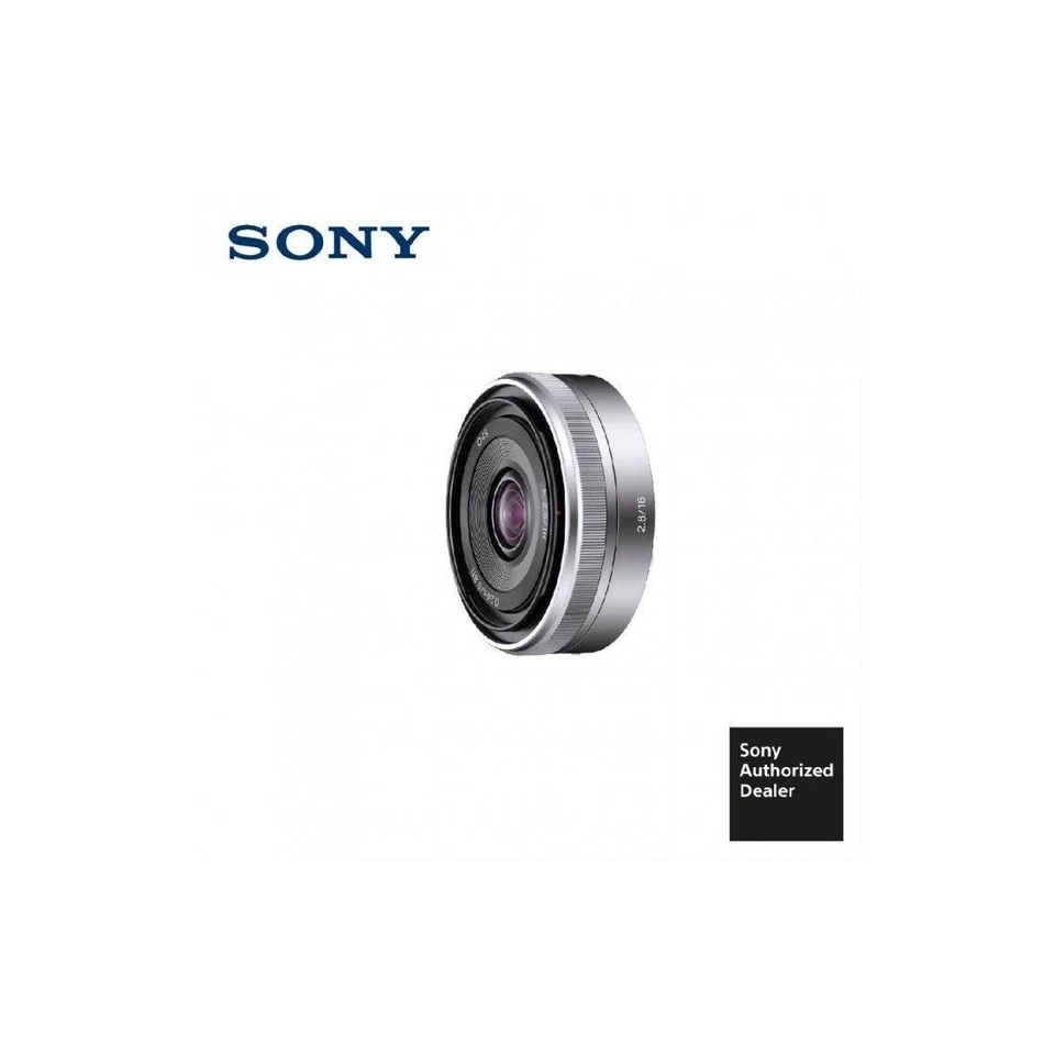Sony Objectif Hybride E-Mount APS-C 16mm F2.8 Silver SEL16F28 - Photo 2/4