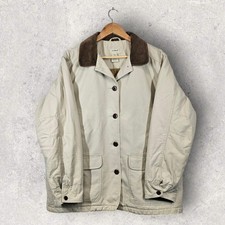 Vintage L.l.bean Womens Canvas Thinsulate Quilt Lined Outdoor Coat Jacket Xl