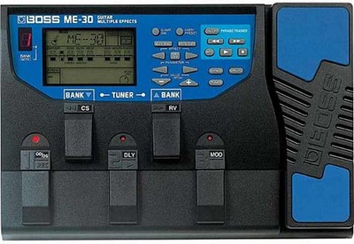 BOSS ME-30 GUITAR MULTI EFFECTS PEDAL + MANUAL \u0026 POWER SUPPLY 20 50 70 80 |  eBay