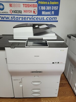 Ricoh MPC 6503 Wireless Color Production Copier Printer Scanner