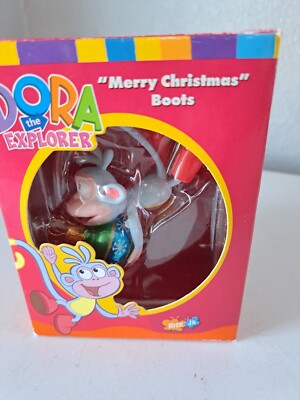 Dora The Explorer Ornament Merry Christmas Boots Nick Jr Ornament 2003