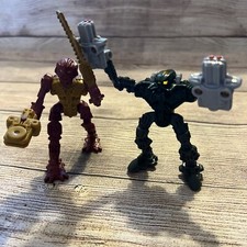 LEGO BIONICLE Lot of 2 McDonald's Happy Meal Toy Action Figures 2006 2007