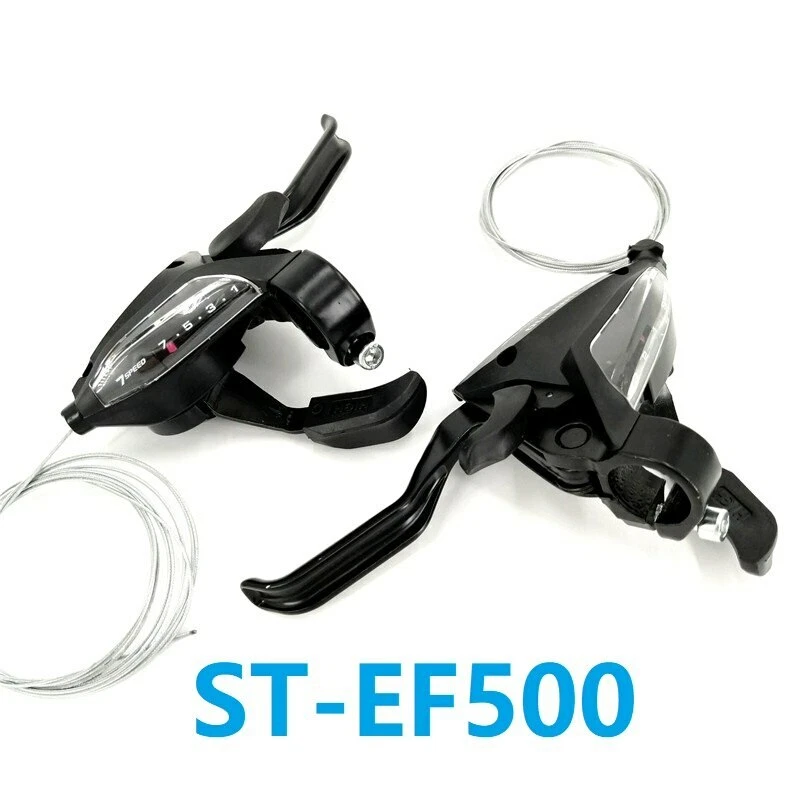 SHIMANO ST-EF500 3/7/8 Speed Bicycle Shifter Set MTB Bike Brake Lever Fit EF51 - Image 2 of 4
