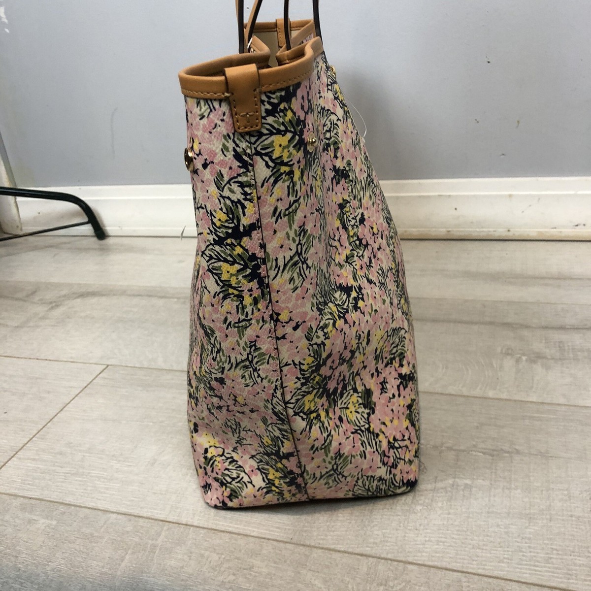 Tory Burch Kerrington Square Tote flower field | eBay