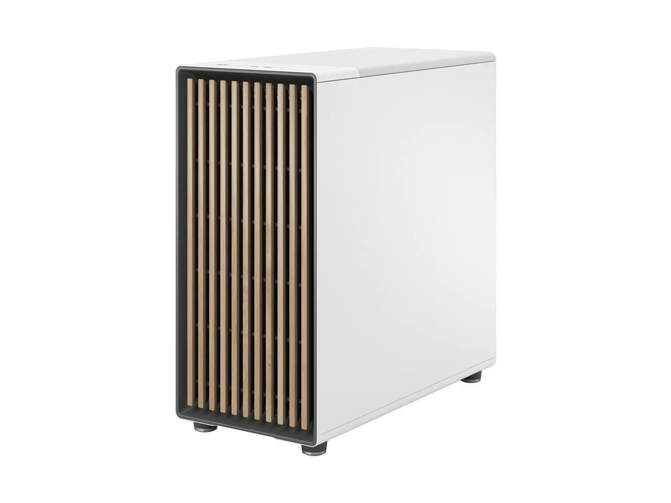 Fractal Design North XL ATX mATX Mid Tower PC Case - Chalk White Chassis with Oa - Image 2 of 4
