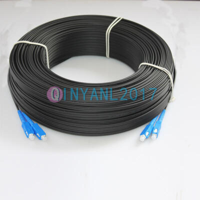 300M Fiber Optic Cable Jumper Outdoor SC SM Duplex FTTH Drop Patch Cord SC G657