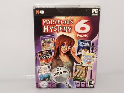 MARVELOUS MYSTERY 6 Pack PC CD-ROM.NEW SEALED 